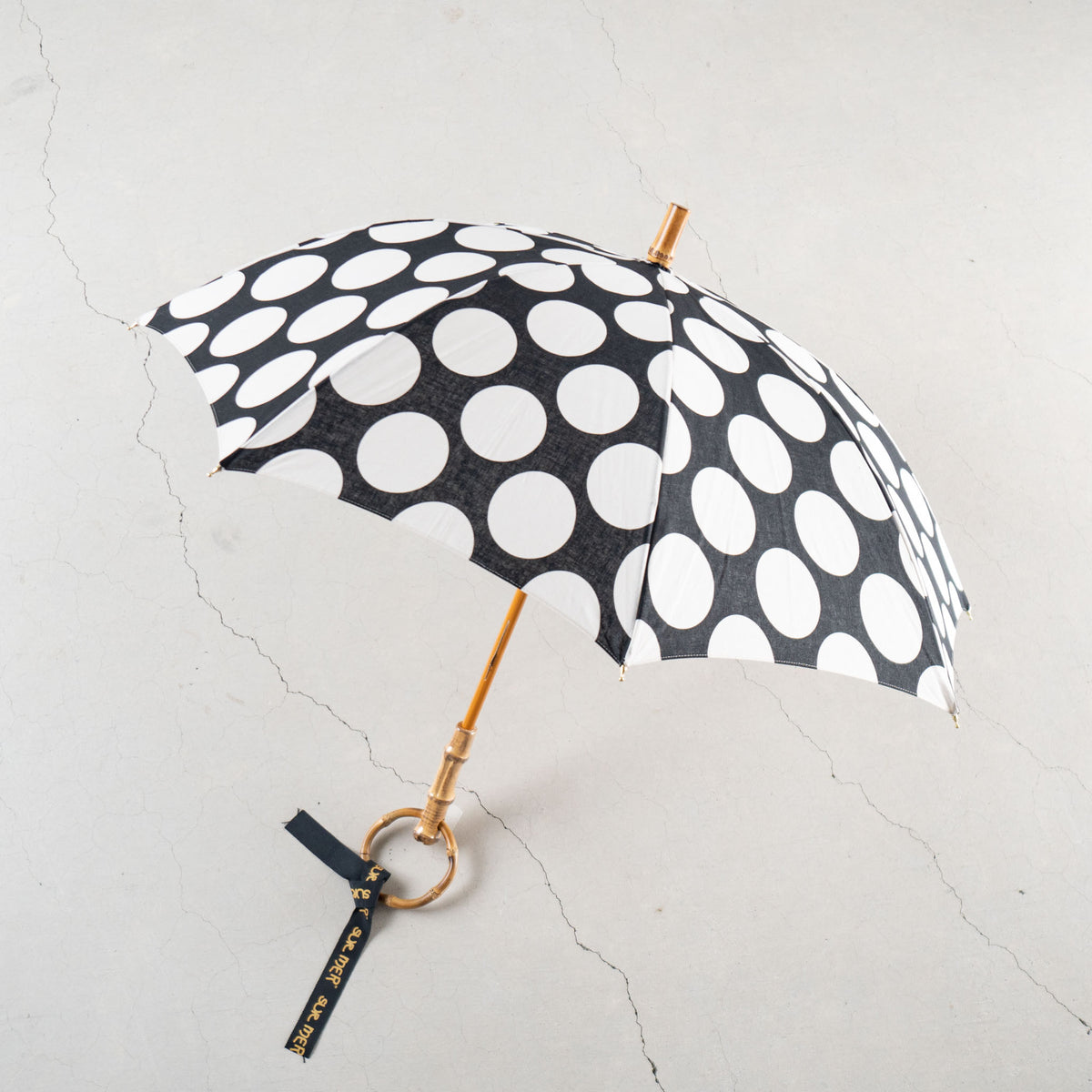 SUR MER/　長傘　晴雨兼用 綿麻キャンパス LO-036-WH-H - haus-netstore