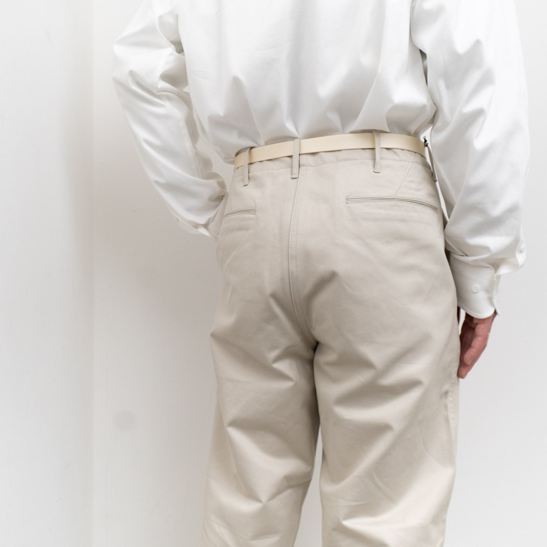 SCYE BASICS/MEN San Joaquin Cotton Chino 41Khaki Trousers – haus 