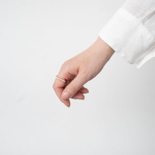 _Fot/　line ring_square silver 0813as - haus-netstore