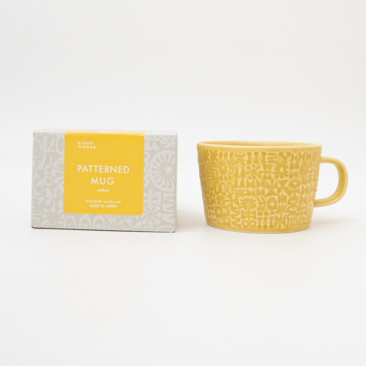 BIRDS’WORDS/　PATTERNED MUG - haus-netstore