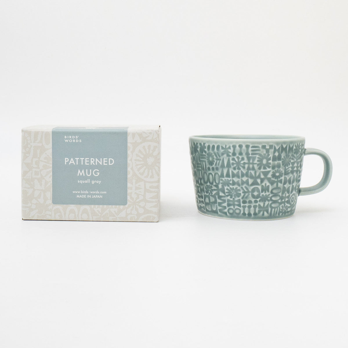 BIRDS’WORDS/　PATTERNED MUG - haus-netstore