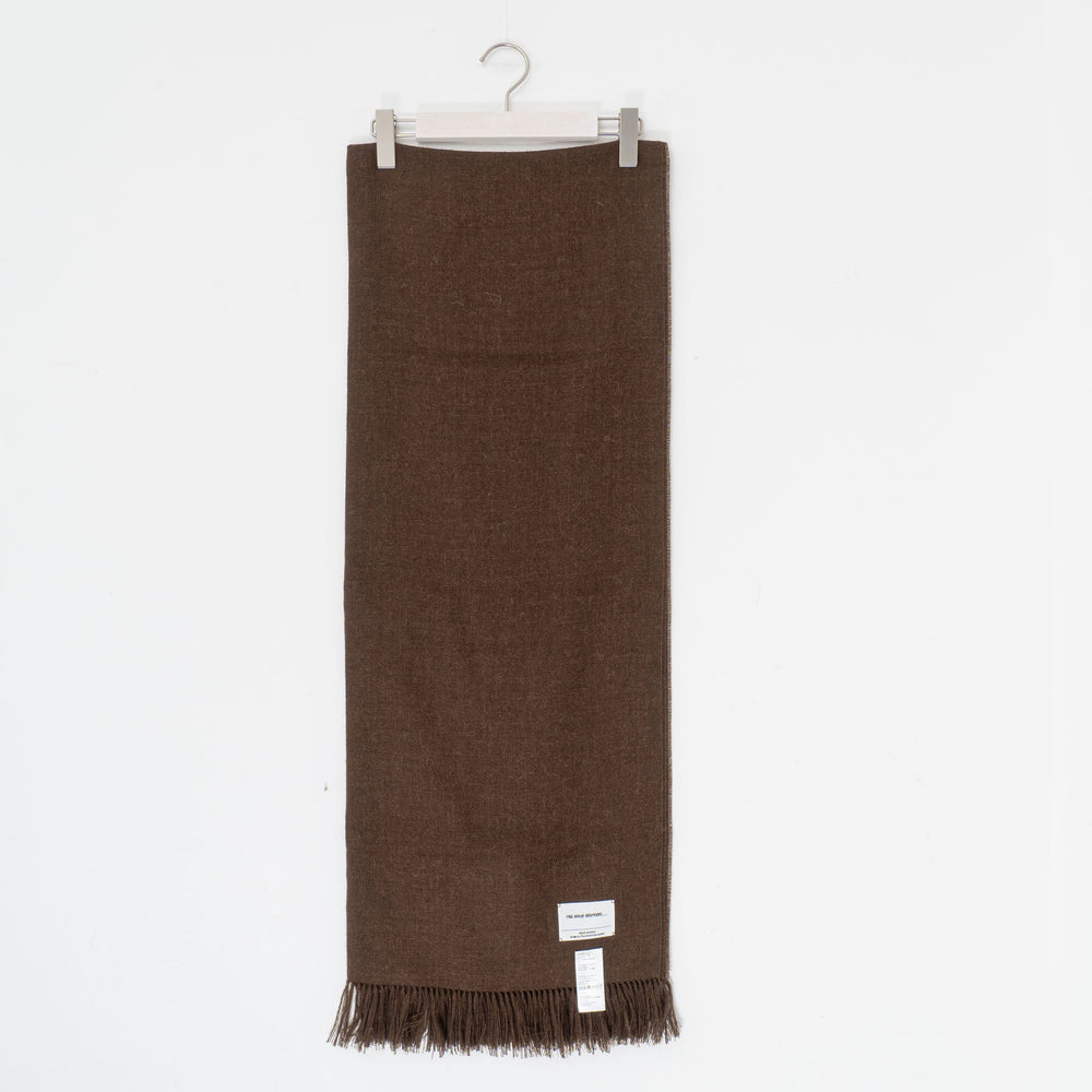THE INOUE BROTHERS.../　Non Brushed Large Stole TIB21-AL2003ML-brown - haus-netstore