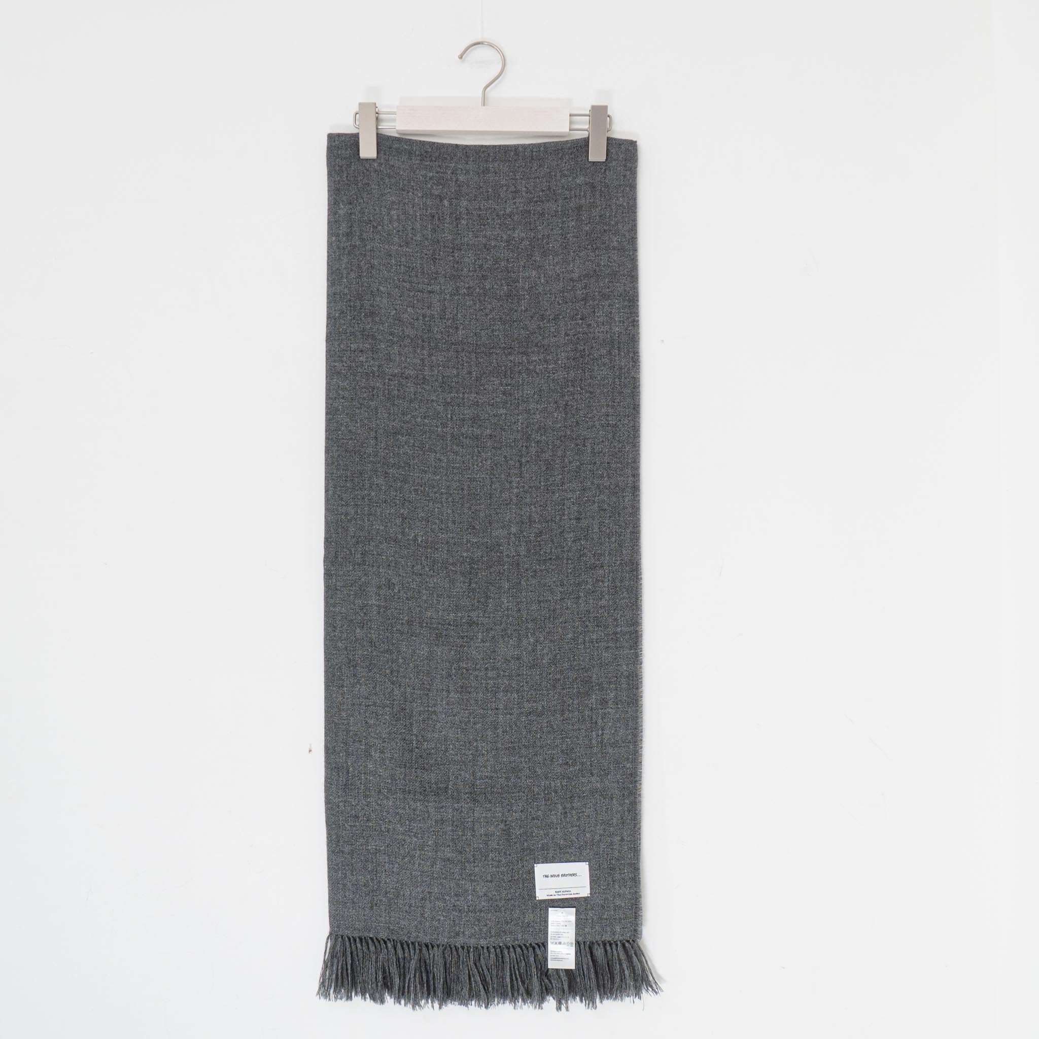 THE INOUE BROTHERS.../ Non Brushed Large Stole TIB21-AL2003ML-grey