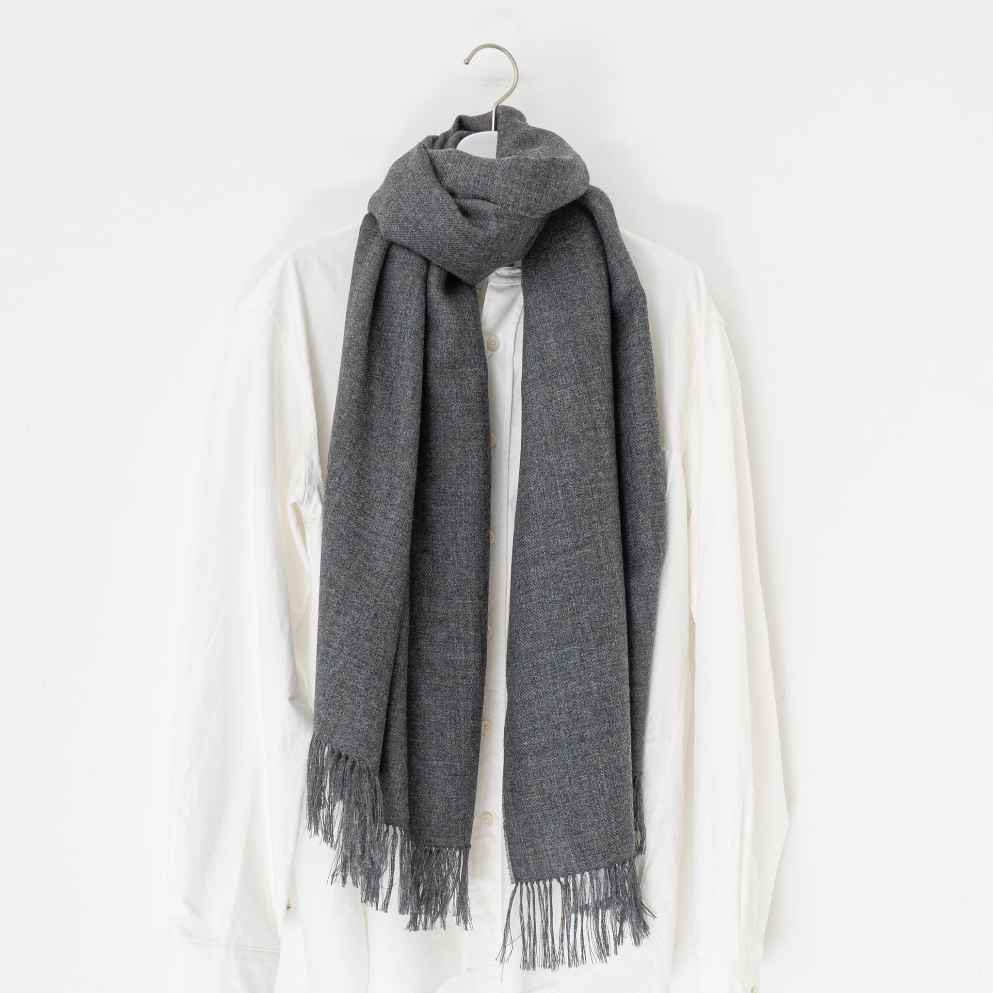 THE INOUE BROTHERS.../ Non Brushed Large Stole TIB21-AL2003ML-grey ...