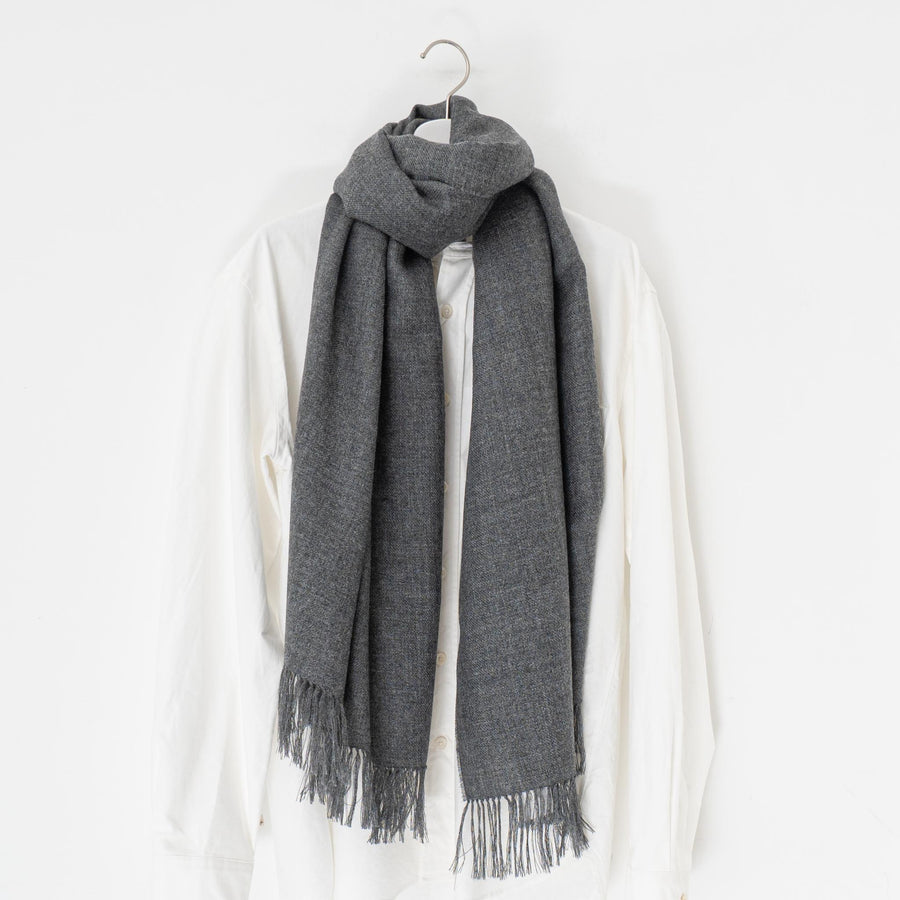 THE INOUE BROTHERS.../　Non Brushed Large Stole TIB21-AL2003ML-grey - haus-netstore