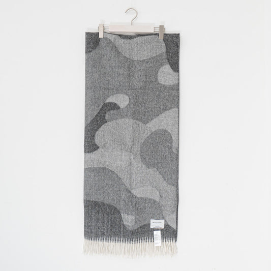 THE INOUE BROTHERS.../　Camo Brushed Scarf TIB21-AL2006ML-grey - haus-netstore