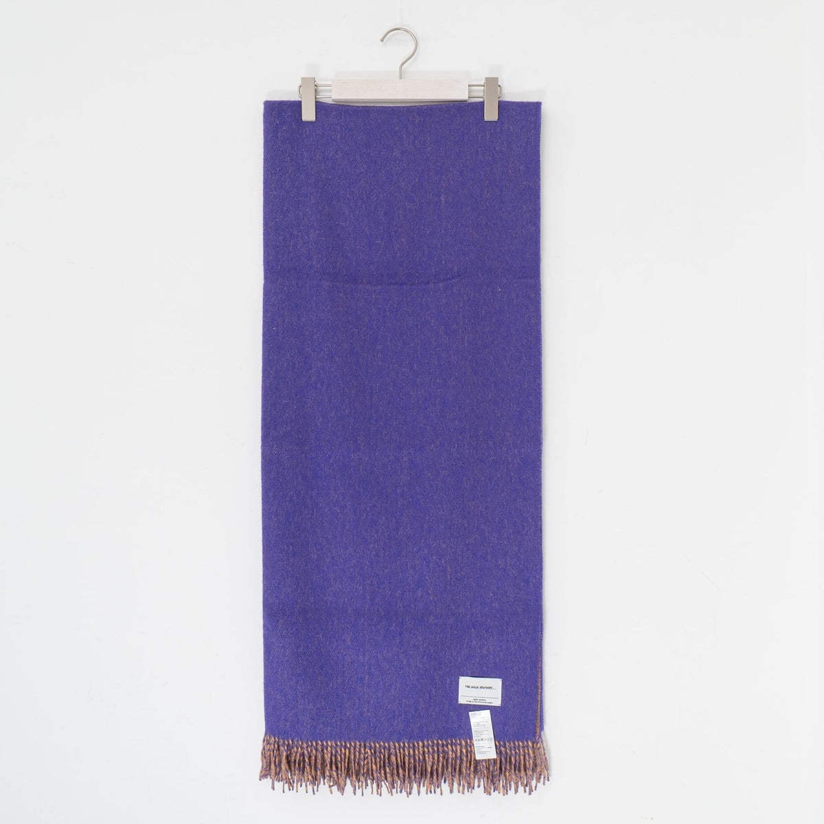THE INOUE BROTHERS.../　Double Face Brushed Stole TIB21-AL2007ML purple-Yellow - haus-netstore