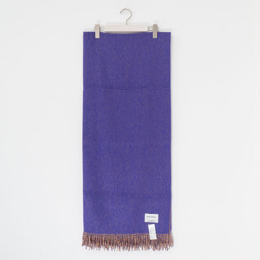 THE INOUE BROTHERS.../　Double Face Brushed Stole TIB21-AL2007ML purple-Yellow - haus-netstore