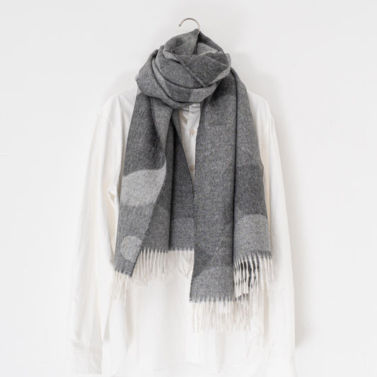 THE INOUE BROTHERS.../　Camo Brushed Scarf TIB21-AL2006ML-grey - haus-netstore