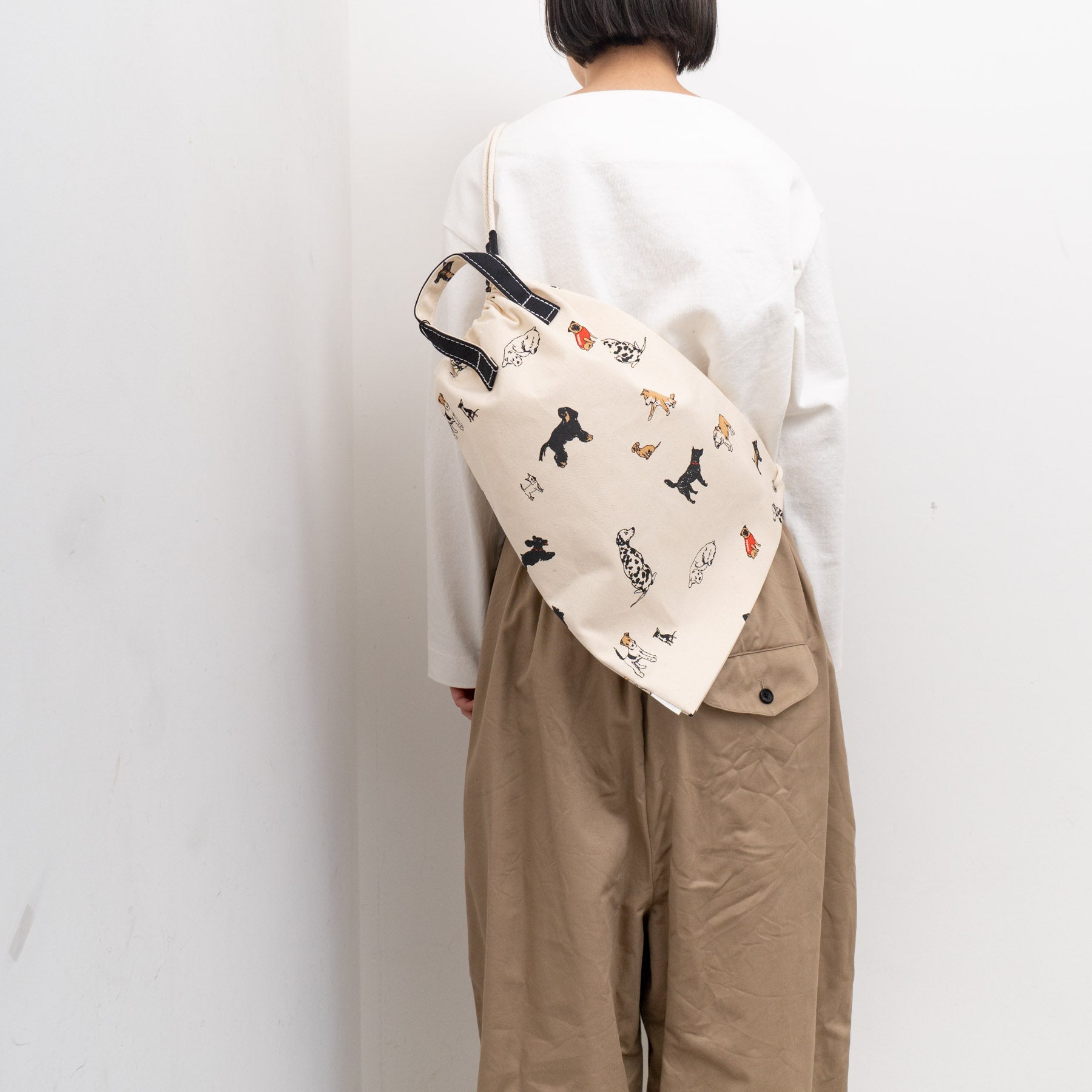 TEMBEA/ 巾着 SHOULDER DOG/BLACK – haus-netstore