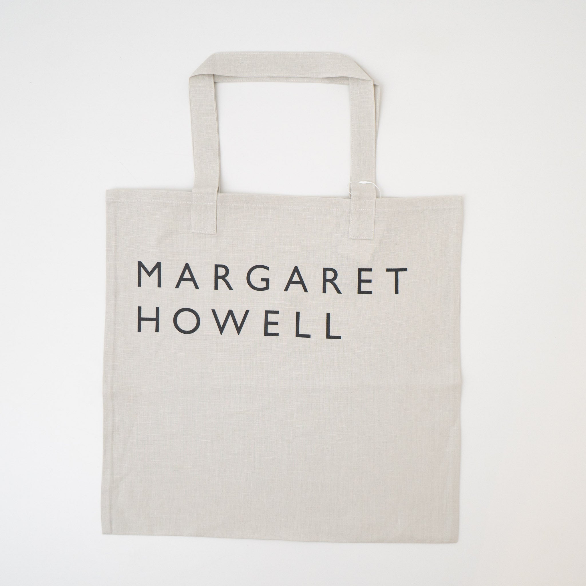 MARGARET HOWELL/ HOUSEHOLD GOODS LINEN LOGO BAG – haus-netstore