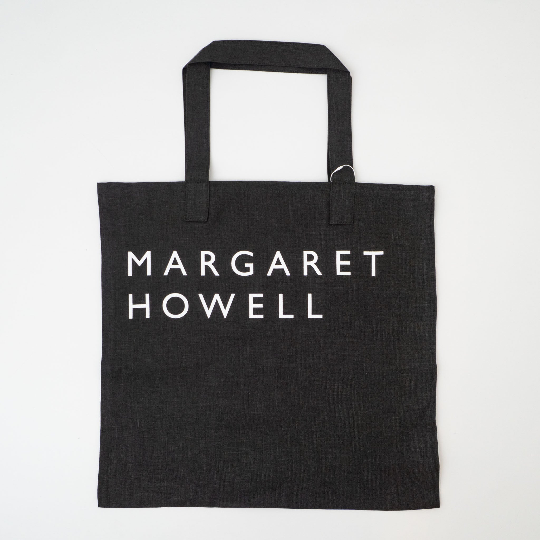 MARGARET HOWELL/ HOUSEHOLD GOODS LINEN LOGO BAG – haus-netstore