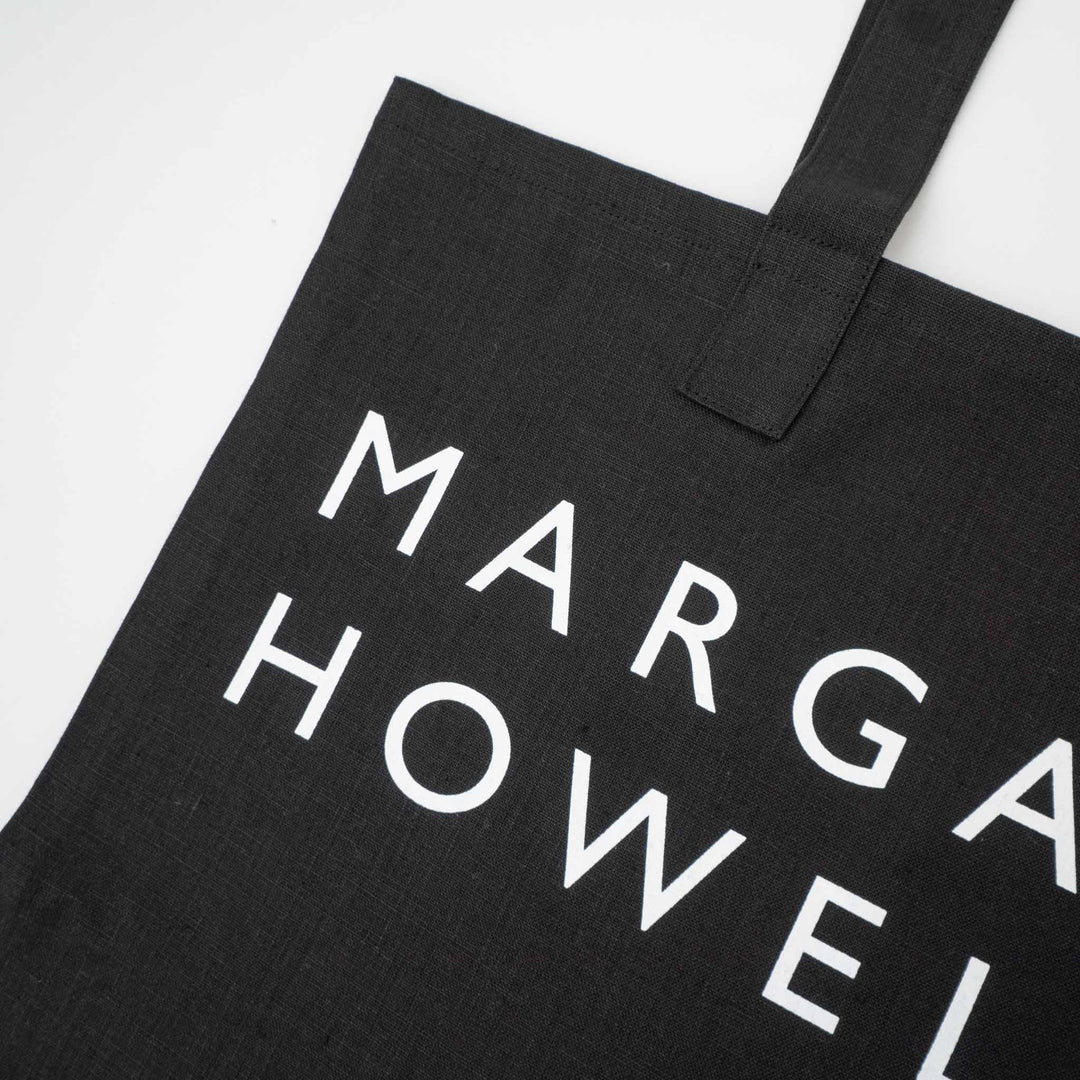 MARGARET HOWELL/　HOUSEHOLD GOODS LINEN LOGO BAG - haus-netstore