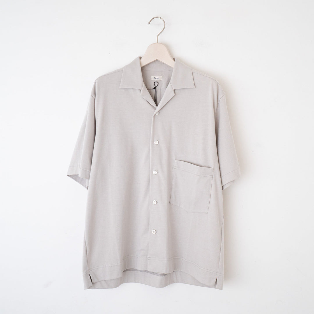 SCYE BASICS/MEN　Suvin Cotton Jersey Camp Collar Shirt - haus-netstore