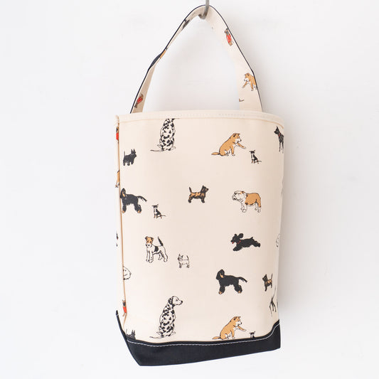 TEMBEA/　BAGUETTE TOTE MEDIUM DOG-BLACK - haus-netstore