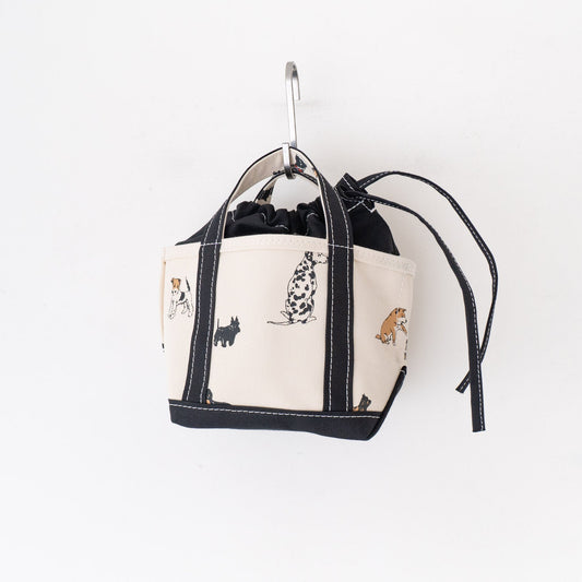 TEMBEA/　TOTE BAG DOG-BLACK - haus-netstore