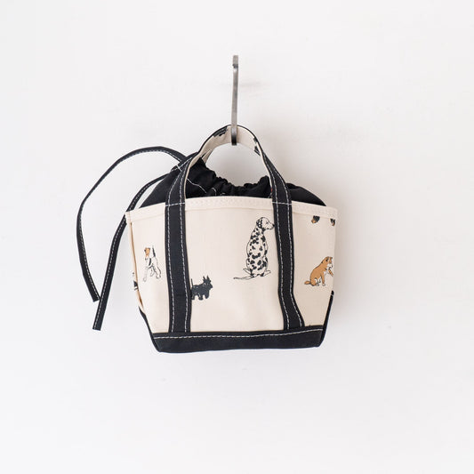 TEMBEA/　TOTE BAG DOG-BLACK - haus-netstore