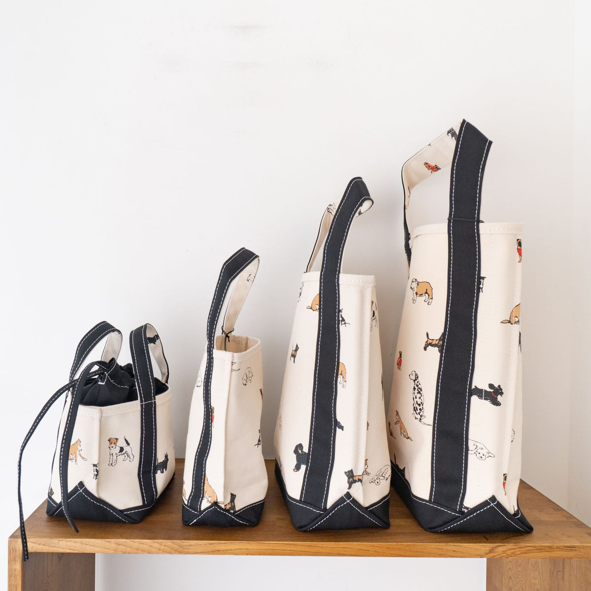 TEMBEA/　BAGUETTE TOTE MINI DOG-BLACK - haus-netstore