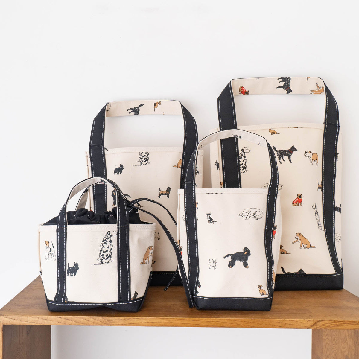 TEMBEA/　BAGUETTE TOTE MINI DOG-BLACK - haus-netstore
