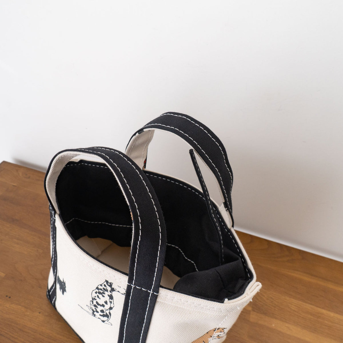 TEMBEA/　TOTE BAG DOG-BLACK - haus-netstore