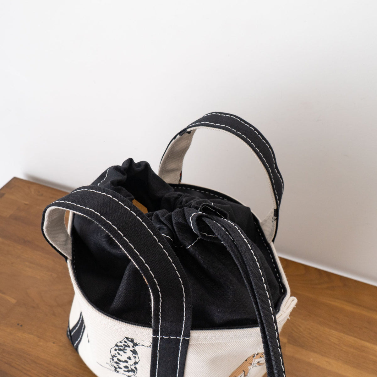 TEMBEA/　TOTE BAG DOG-BLACK - haus-netstore
