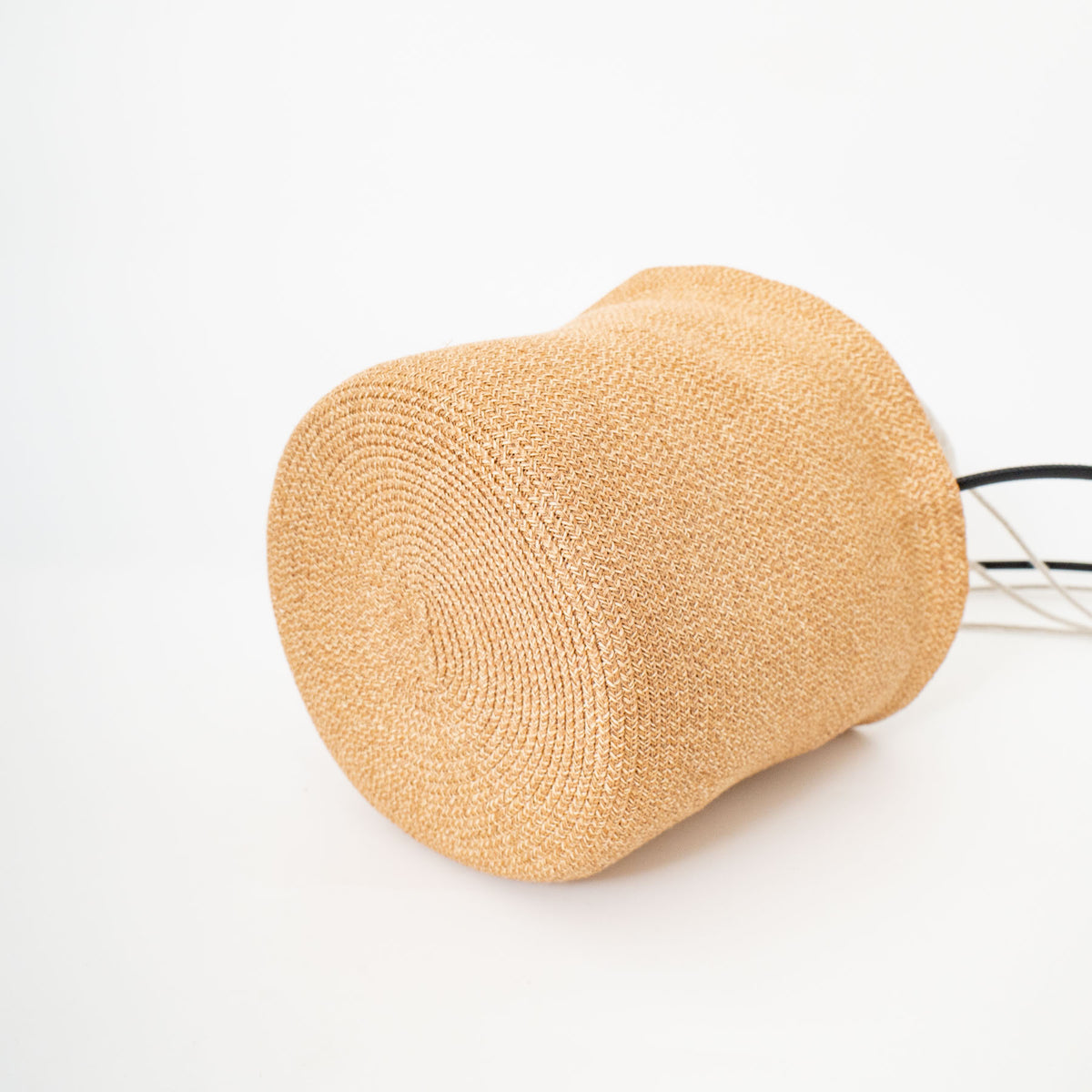2026SS mature ha.｜paper abaca braid bucket bag small MBOX-700BUBGS
