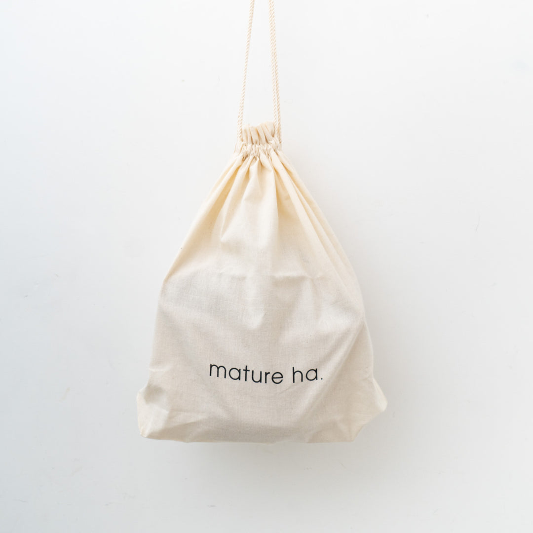 mature ha. /　paper abaca braid bag small handle MBOX-700BGSH-YD - haus-netstore