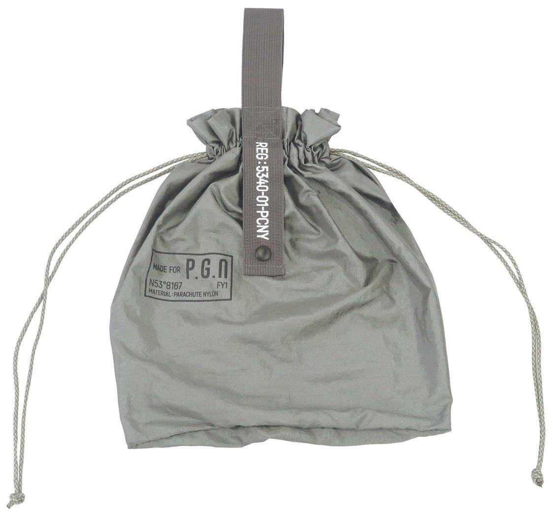 POST GENERAL/ パッカブルパラシュートナイロンバッグ SILVER GRAY - haus-netstore
