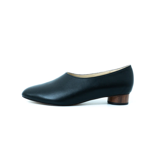 _Fot/　wood heel col.black - haus-netstore