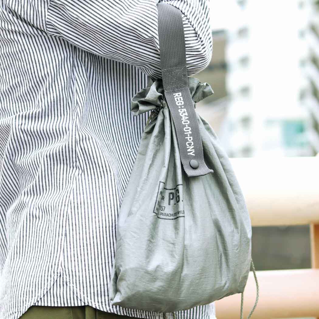 POST GENERAL/　パッカブルパラシュートナイロンバッグ SILVER GRAY - haus-netstore