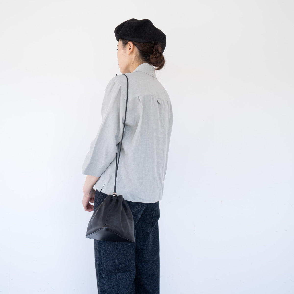 _Fot/　gather bag S _triangle 1102b - haus-netstore